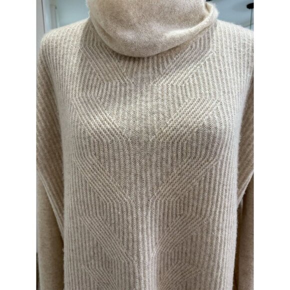 Wythe NY Women's 100% Cashmere Cowl Neck Pullover Sweater Size L - Picture 4 of 9